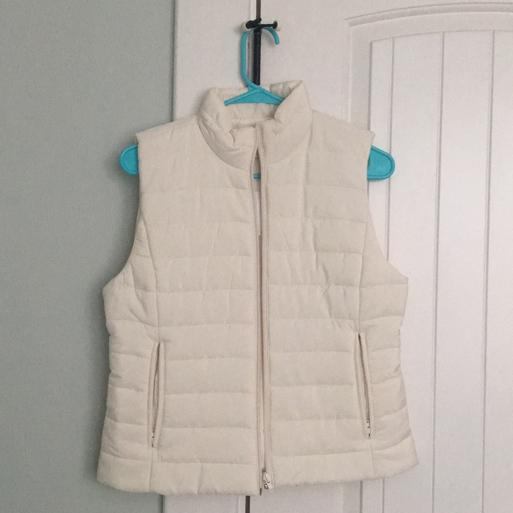 Ann Taylor LOFT white woman’s vest